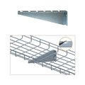 Quest Mfg Cable Tray Wall Bracket, 12", Zinc CT0026-12-03